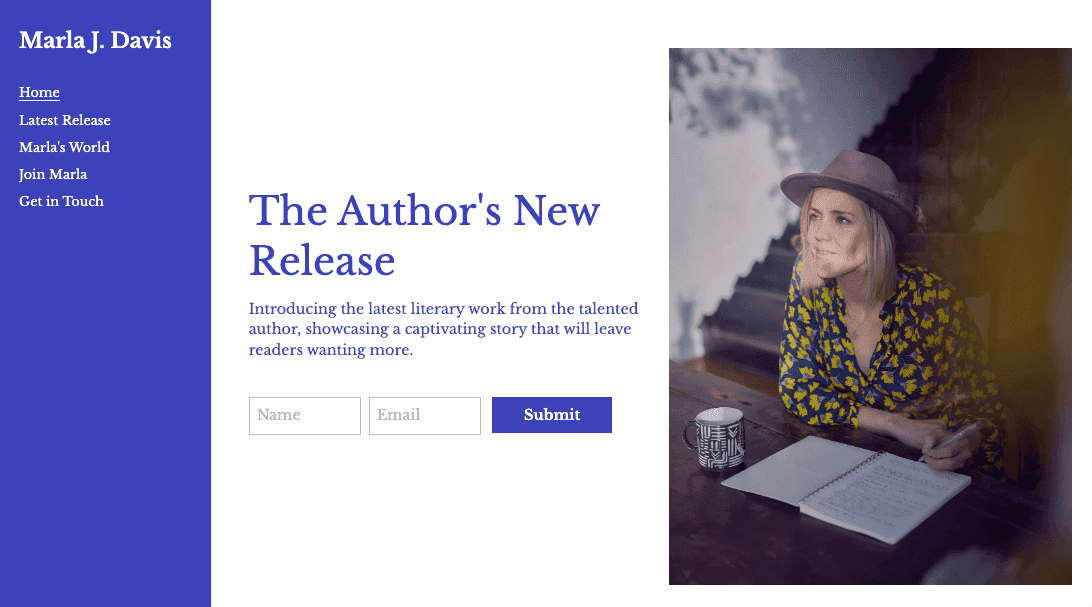 Šablona úvodní stránky knihy autora Šablona úvodní stránky knihy autora