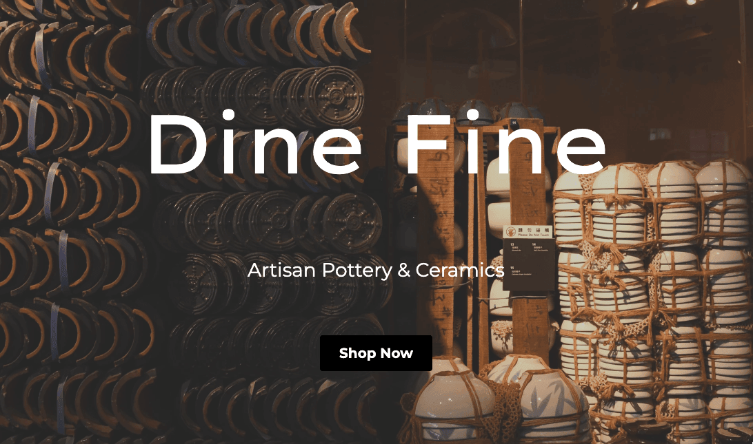 Template Dine Fine dari Strikingly Template Dine Fine dari Strikingly