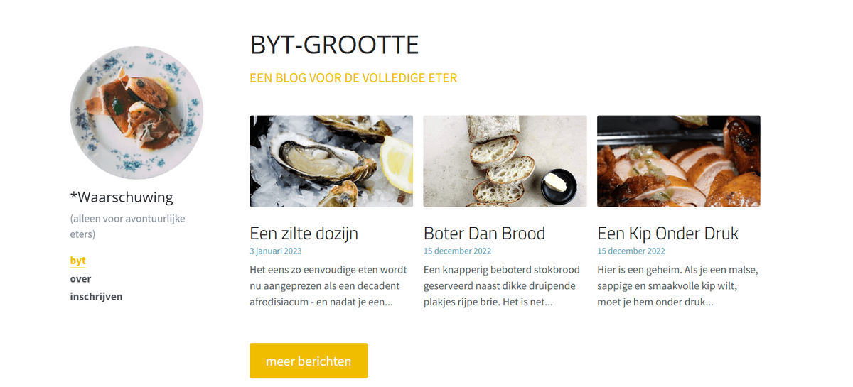 Byte-formaat sjabloon van Strikingly Byte-formaat sjabloon van Strikingly