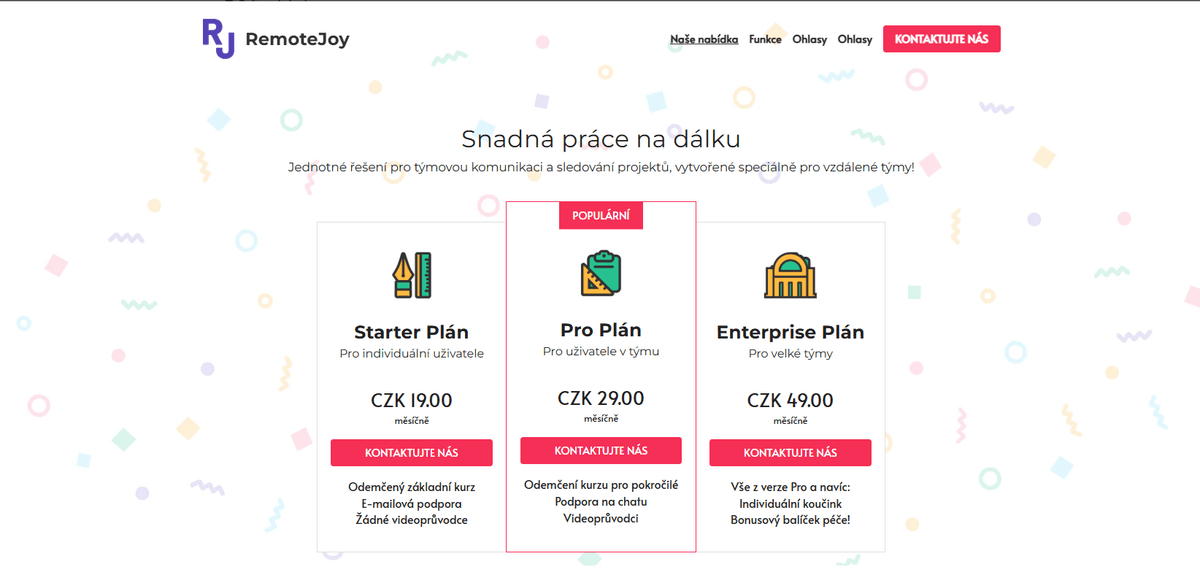 Šablona internetového obchodu Remote Joy od Strikingly Šablona internetového obchodu Remote Joy od Strikingly