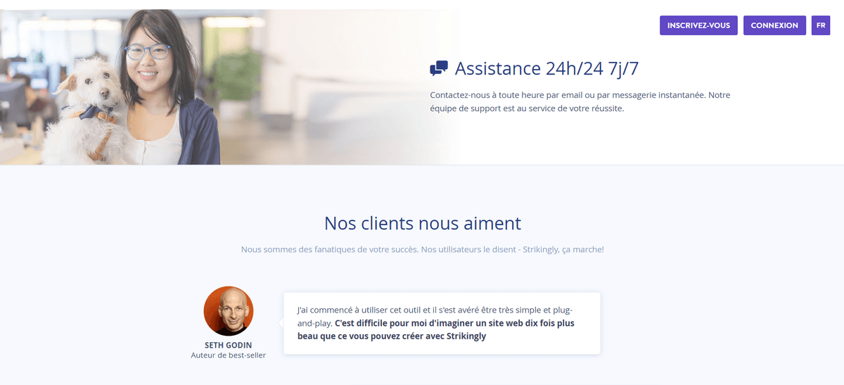 Testimoni dari Landing Page yang Menarik Testimoni dari Landing Page yang Menarik