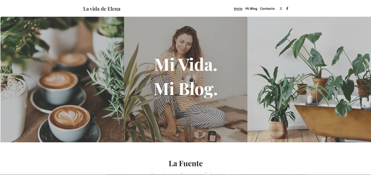 Plantilla de blog de moda de Strikingly Plantilla de blog de moda de Strikingly