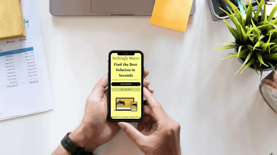 Plantilla de macro de Strikingly Plantilla de macro de Strikingly