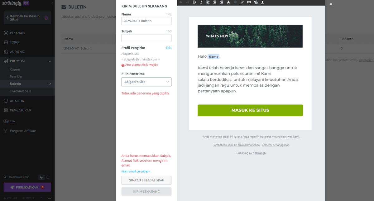 Bagaimana Strikingly Dapat Membantu Meningkatkan Dampak Pemasaran Influencer - Integrasi Pemasaran Email Bagaimana Strikingly Dapat Membantu Meningkatkan Dampak Pemasaran Influencer - Integrasi Pemasaran Email