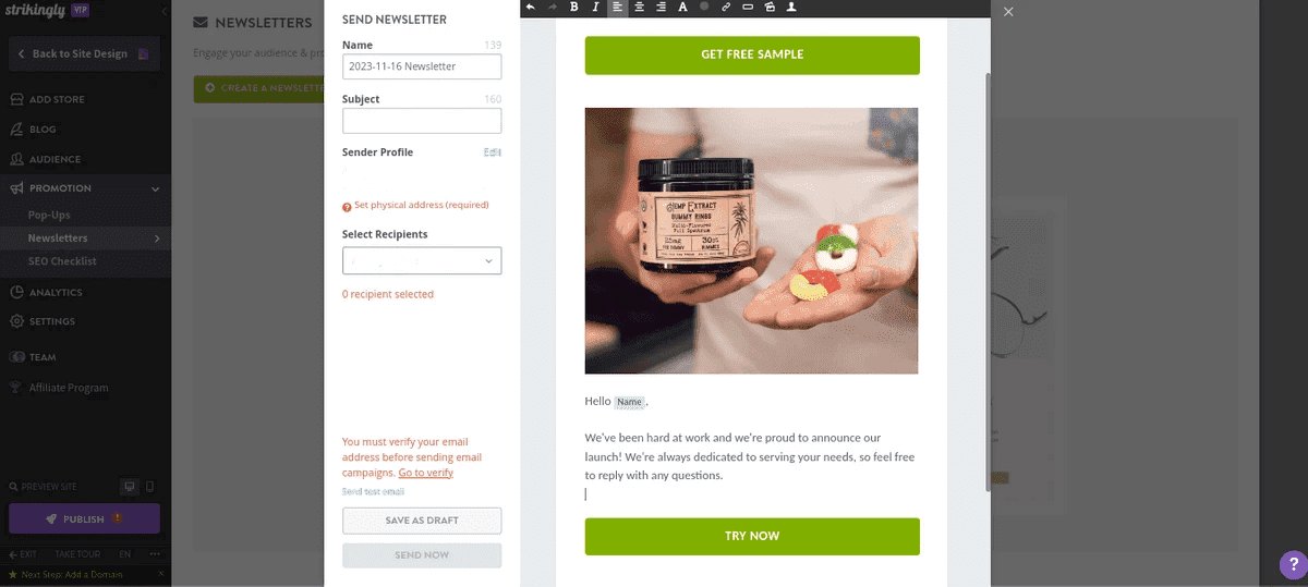 Bagaimana Strikingly Dapat Membantu Mempertahankan Pelanggan - Integrasi Pemasaran Email Bagaimana Strikingly Dapat Membantu Mempertahankan Pelanggan - Integrasi Pemasaran Email