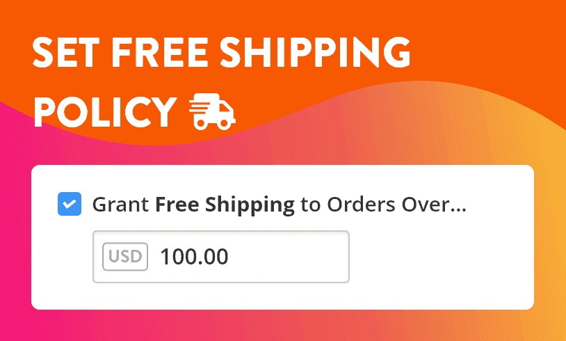 Función de envío gratuito en comercio electrónico Función de envío gratuito en comercio electrónico