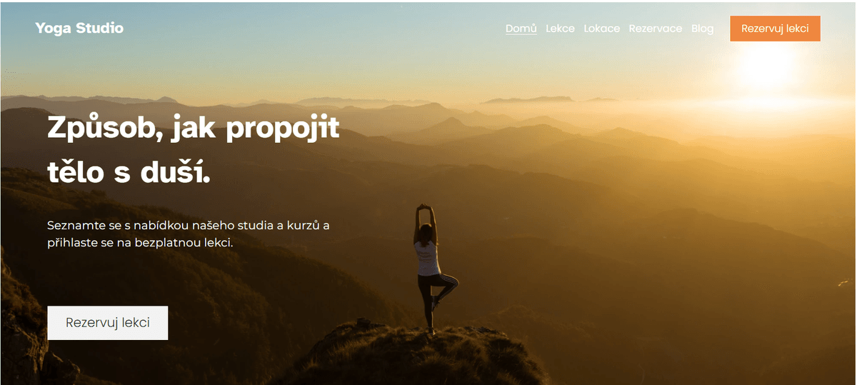 Yoga Template from Strikingly Yoga Template from Strikingly