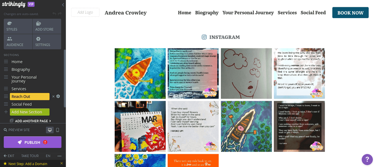 Jak může Strikingly pomoci s marketingem na sociálních sítích - Social Media Feeds Jak může Strikingly pomoci s marketingem na sociálních sítích - Social Media Feeds