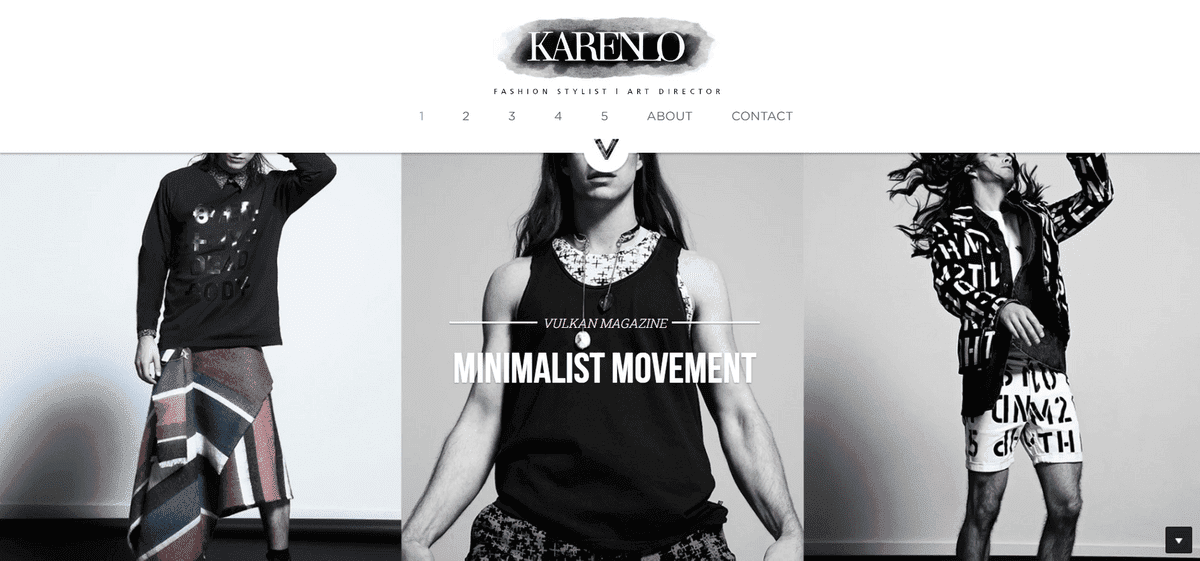 Situs web portofolio seperti Karen Situs web portofolio seperti Karen