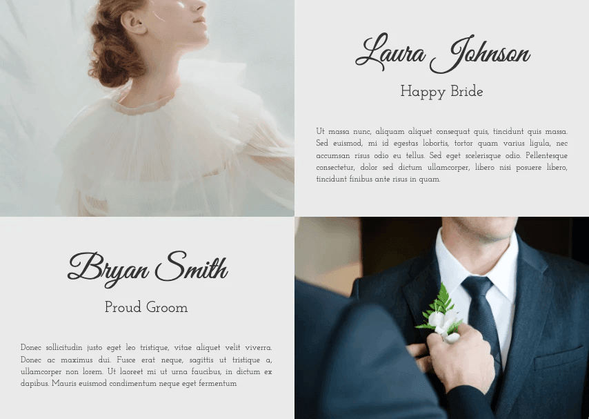 Création d'un site web de planification de mariage avec des fonctionnalités efficaces de confirmation de présence. Création d'un site web de planification de mariage avec des fonctionnalités efficaces de confirmation de présence.