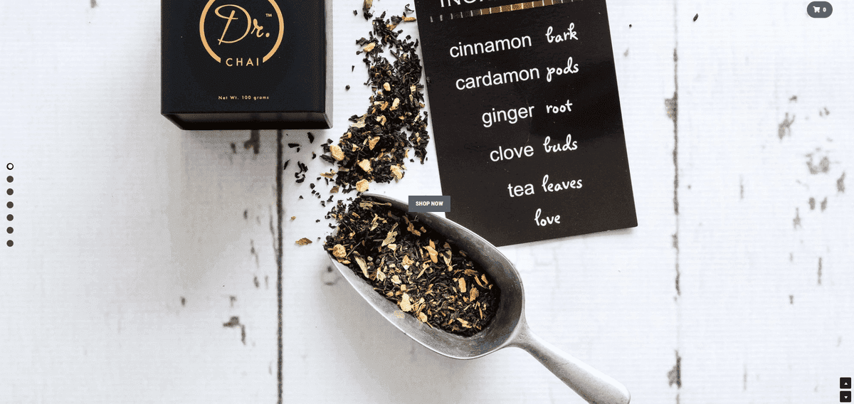 Perdagangan elektronik Chai dengan Strikingly Perdagangan elektronik Chai dengan Strikingly