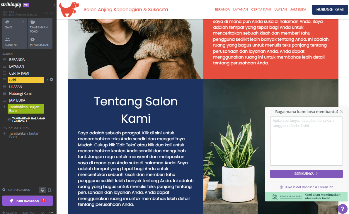 Bagaimana Merek Dapat Menggunakan Strikingly Untuk Meningkatkan Skor Kepuasan Pelanggan - Membangun Situs Web yang Ramah Pengguna dan Menarik Secara Estetika - Live Chat dan Formulir Kontak Bagaimana Merek Dapat Menggunakan Strikingly Untuk Meningkatkan Skor Kepuasan Pelanggan - Membangun Situs Web yang Ramah Pengguna dan Menarik Secara Estetika - Live Chat dan Formulir Kontak
