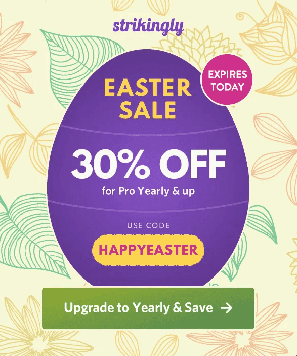 Venta de Pascua sorprendente Venta de Pascua sorprendente