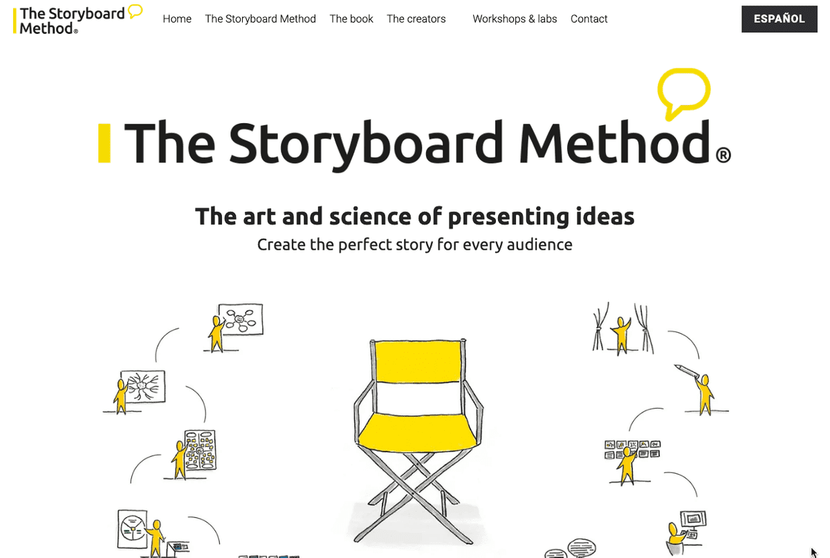 Diseño del logotipo del método Storyboard Diseño del logotipo del método Storyboard