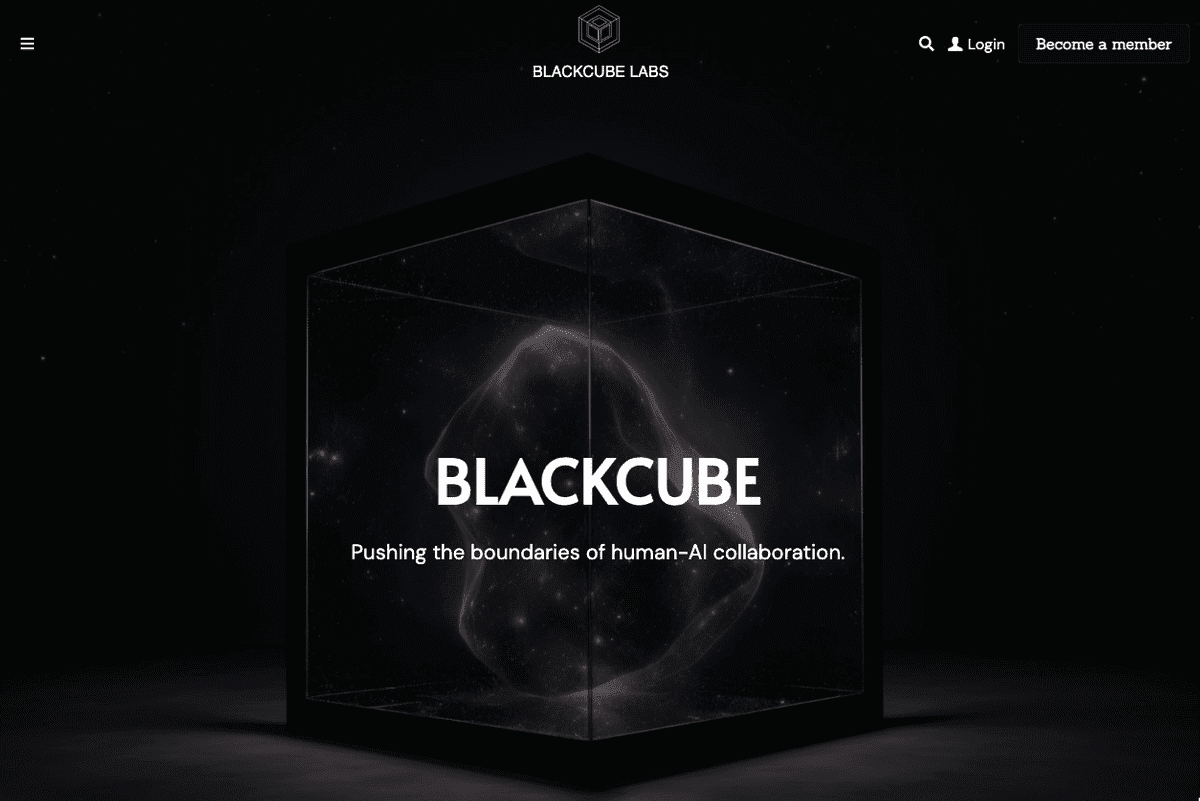 Diseño del logotipo de BlackCube Diseño del logotipo de BlackCube