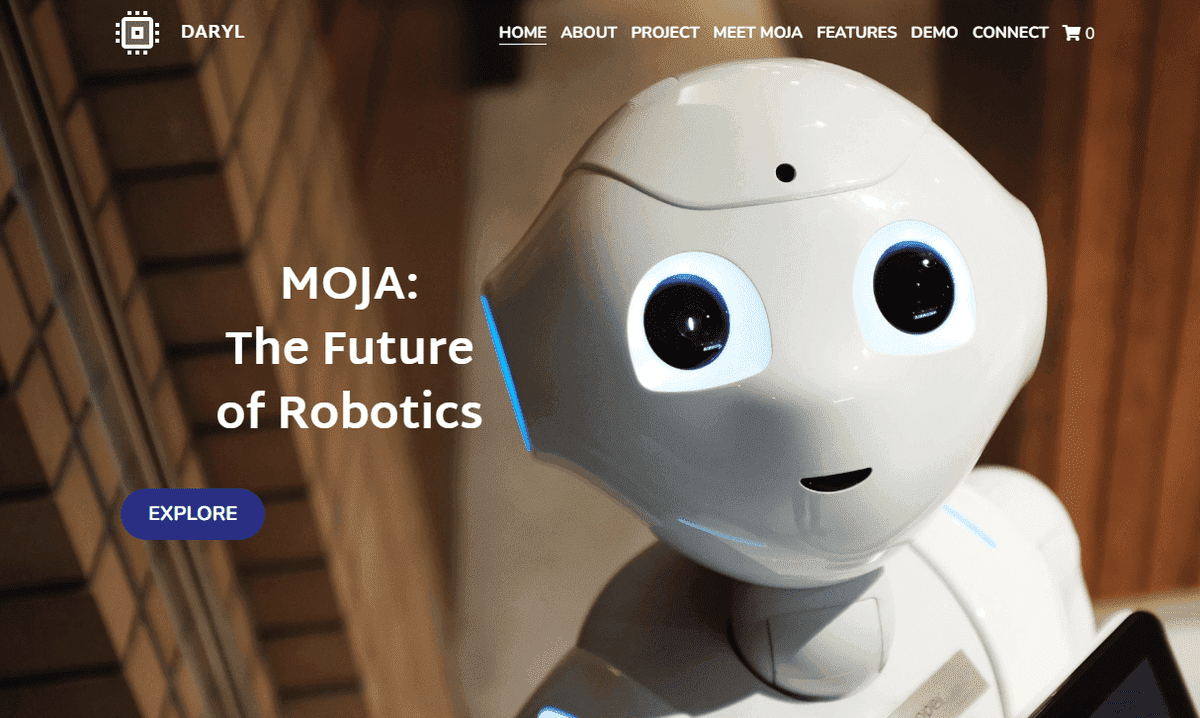 Plantilla de Daryl de Strikingly Plantilla de Daryl de Strikingly