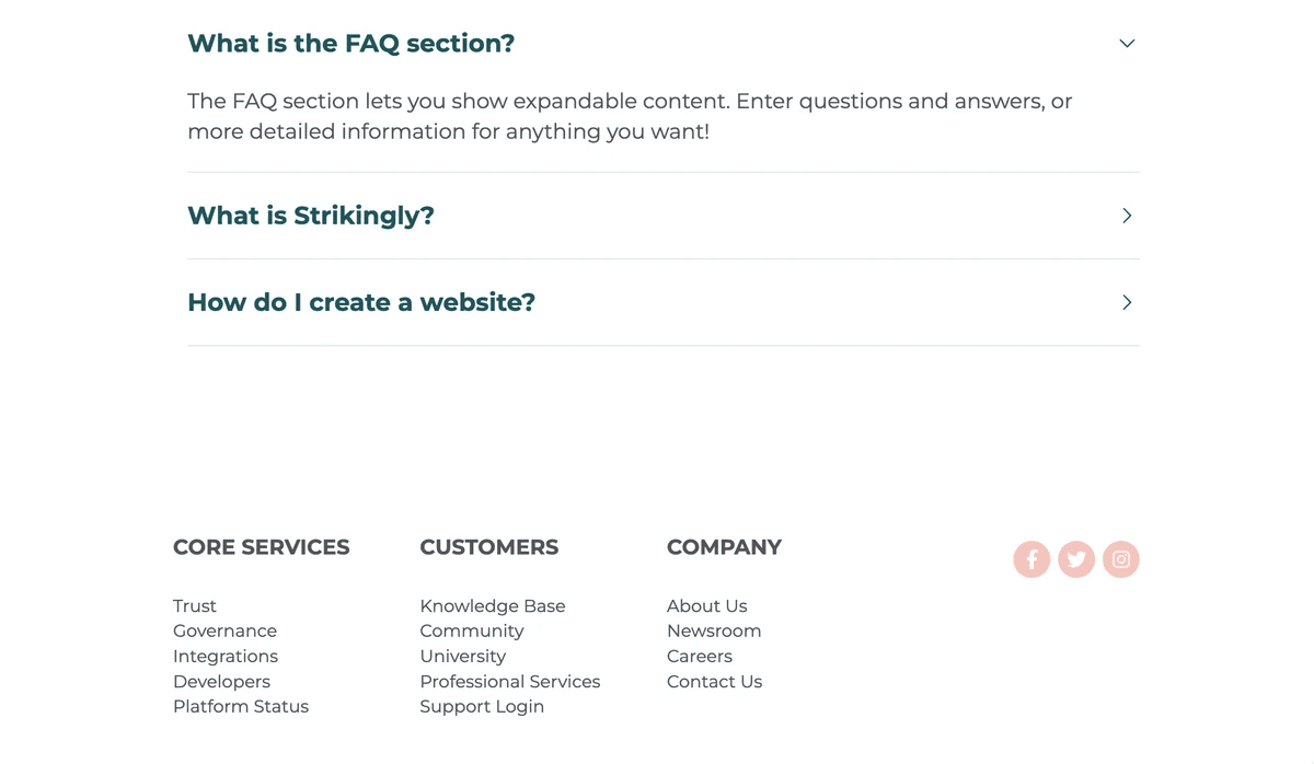 Concevoir une page FAQ pour les conversions avec des services liés Concevoir une page FAQ pour les conversions avec des services liés