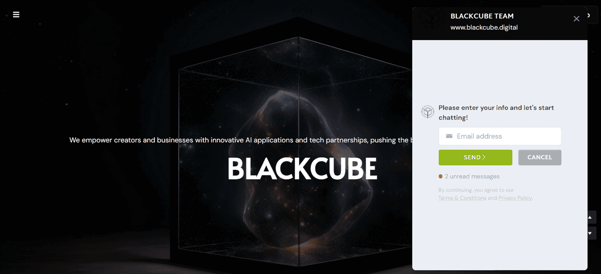 Pelanggan Blackcube online Pelanggan Blackcube online