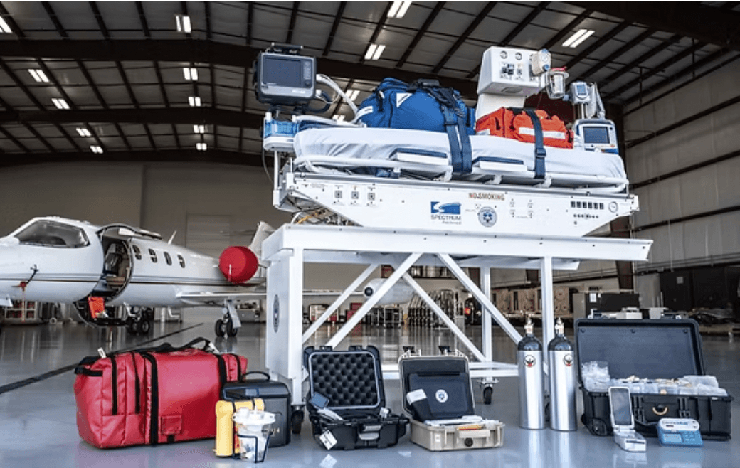 Our innovative patient stretcher system allows for seamless transfers on commercial flights, catering specifically to patients with mobility challenges. This service provides comfort and support, ensuring a smooth journey to their destination while maintaining medical oversight. Patient Stretcher System What We Offer A medical evacuation company that offers air ambulance, patient stretcher system on commercial flight and commercial medical escort service to/from and within US, Europe, London and the UAE. Our innovative patient stretcher system allows for seamless transfers on commercial flights, catering specifically to patients with mobility challenges. This service provides comfort and support, ensuring a smooth journey to their destination while maintaining medical oversight. Patient Stretcher System What We Offer A medical evacuation company that offers air ambulance, patient stretcher system on commercial flight and commercial medical escort service to/from and within US, Europe, London and the UAE.