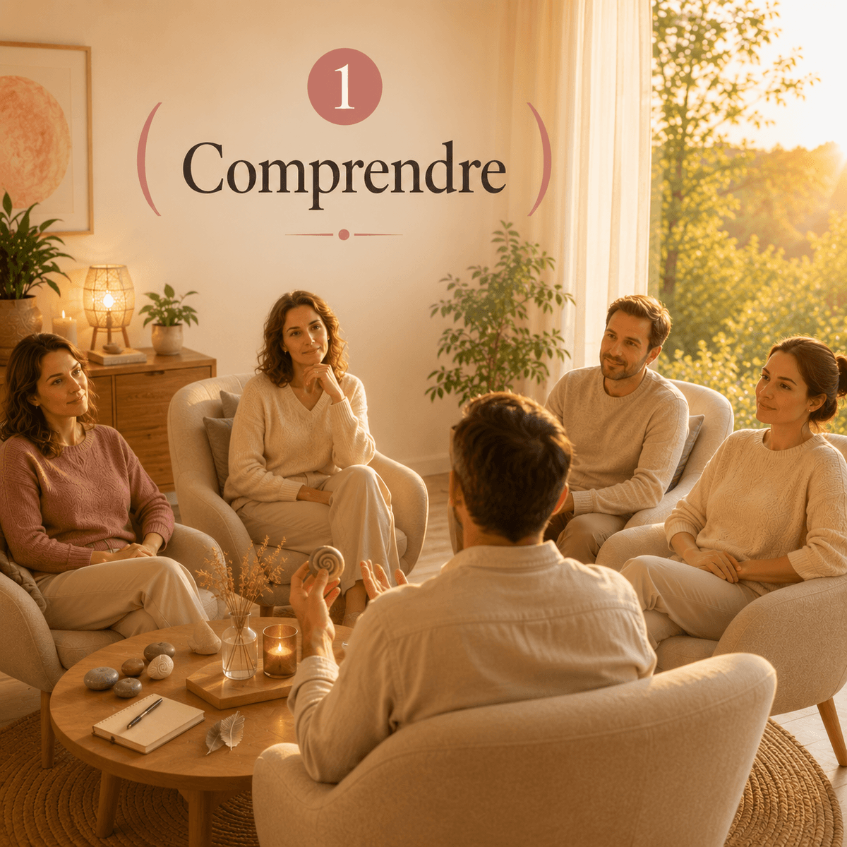 Petit groupe découvrant les bases de l’auto-hypnose lors d’une Parenthèse hypnotique Petit groupe découvrant les bases de l’auto-hypnose lors d’une Parenthèse hypnotique