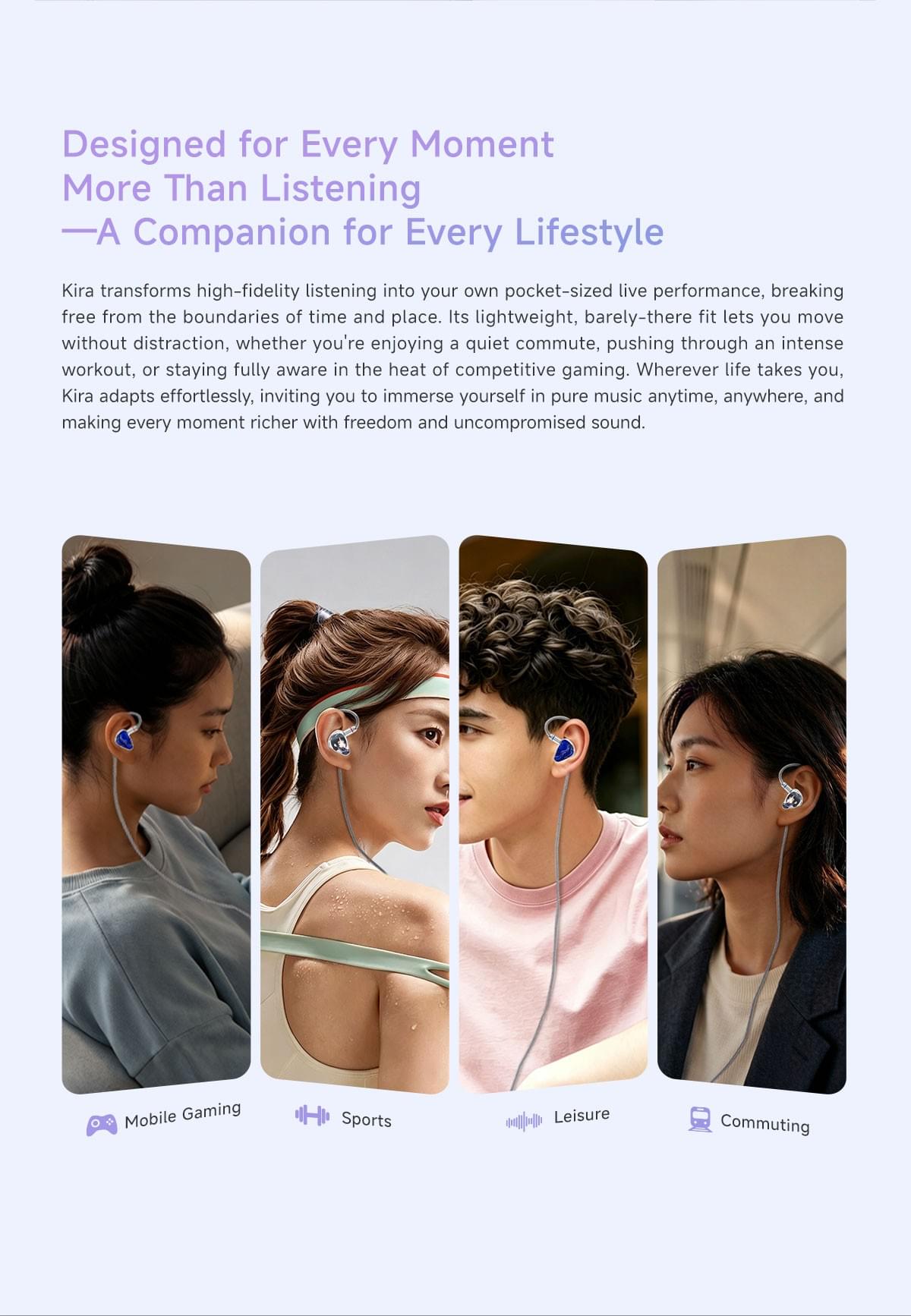 CVJ Kira In Ear Earphones