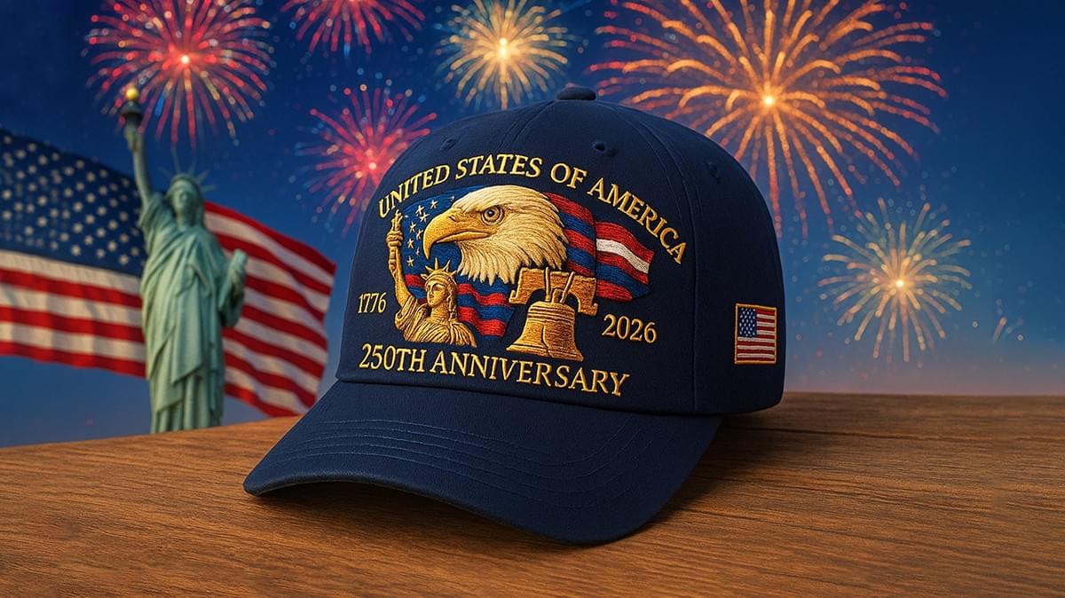 Our caps are more than just accessories; they are a tribute to the bravery and dedication of those who have served our nation. Designed by a Vietnam veteran, each cap embodies a legacy of freedom and sacrifice that has shaped our American heritage. Honoring Our Legacy — And Thousands Of Americans Are Wearing It With Pride
A once-in-250-years tribute to freedom, sacrifice and American heritage
When the United States approaches its 250th anniversary, many Americans are asking how they can honor the nation’s history.
For one veteran family, the answer came in the form of a simple yet powerful symbol — a cap that represents 250 years of freedom and sacrifice. Our caps are more than just accessories; they are a tribute to the bravery and dedication of those who have served our nation. Designed by a Vietnam veteran, each cap embodies a legacy of freedom and sacrifice that has shaped our American heritage. Honoring Our Legacy — And Thousands Of Americans Are Wearing It With Pride
A once-in-250-years tribute to freedom, sacrifice and American heritage
When the United States approaches its 250th anniversary, many Americans are asking how they can honor the nation’s history.
For one veteran family, the answer came in the form of a simple yet powerful symbol — a cap that represents 250 years of freedom and sacrifice.