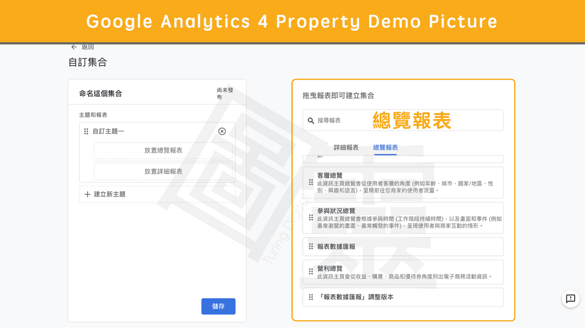 Google Analytics 4 Property 總覽報表 Google Analytics 4 Property 總覽報表