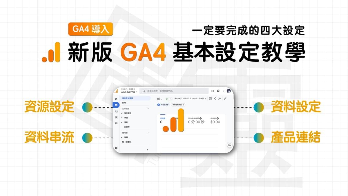 【基本設定】建立 GA4 帳戶後,一定要完成的四大設定 【基本設定】建立 GA4 帳戶後,一定要完成的四大設定