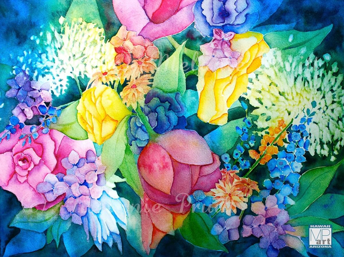 watercolor floral bouquet watercolor floral bouquet