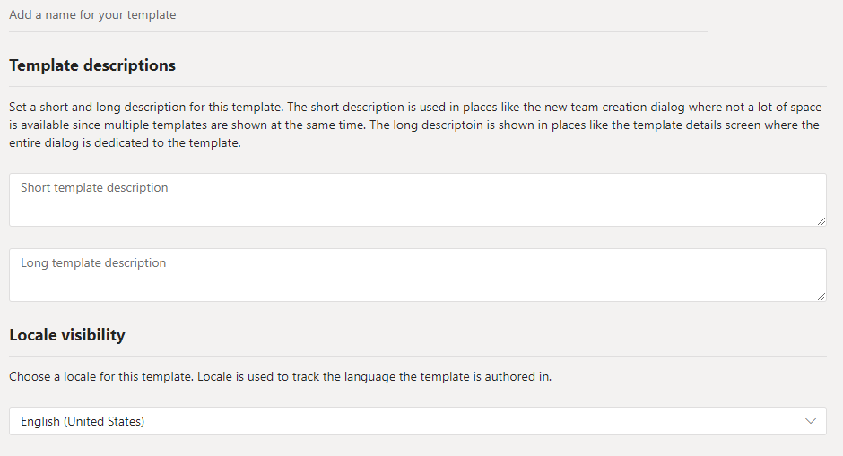 Description d'un modèle d'équipe Teams Description d'un modèle d'équipe Teams