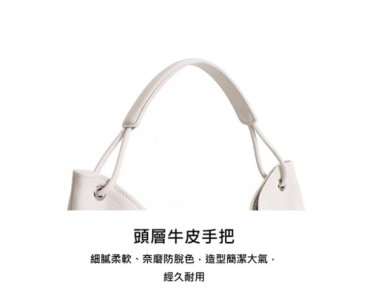 頭層植鞣牛皮托特大包