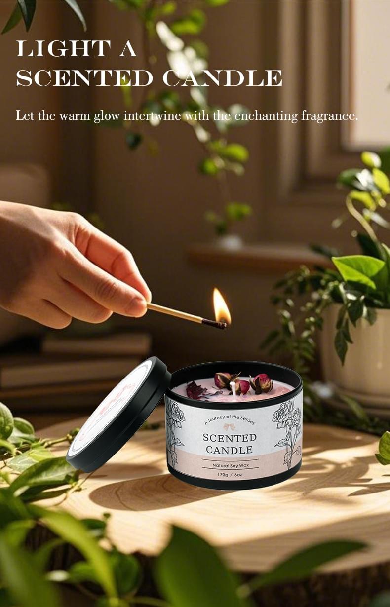 水晶能量香氛蠟燭