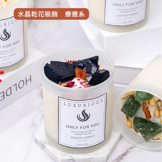 木蕊天然晶石蠟燭