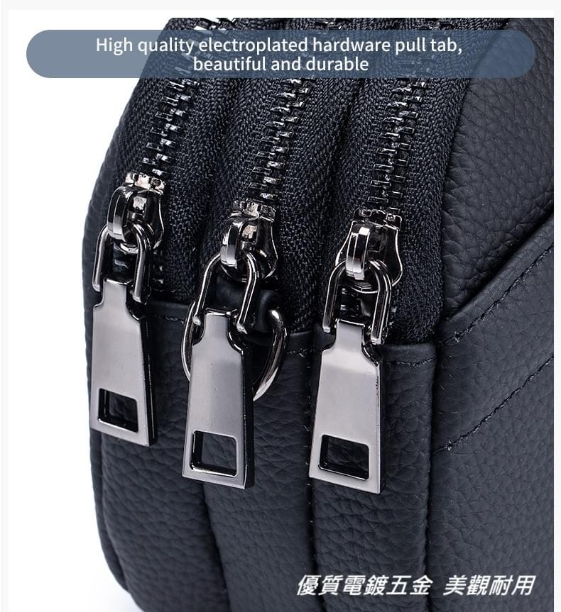 高質感牛皮單肩斜揹小包