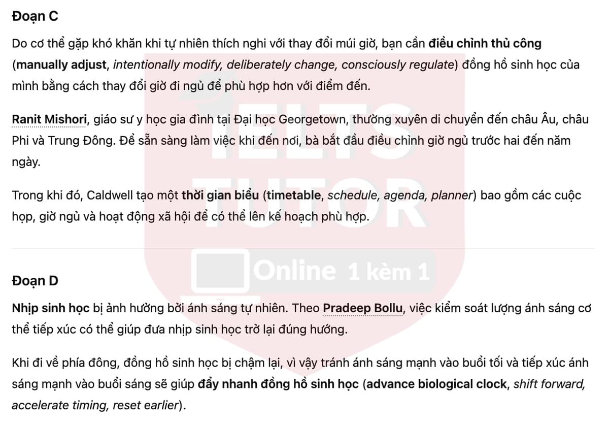 🔥Reducing the effects of jet lag Answers with location - Đề luyện tập IELTS READING- Làm bài online format computer-based, kèm đáp án, dịch & giải thích từ vựng - cấu trúc ngữ pháp khó 🔥Reducing the effects of jet lag Answers with location - Đề luyện tập IELTS READING- Làm bài online format computer-based, kèm đáp án, dịch & giải thích từ vựng - cấu trúc ngữ pháp khó
