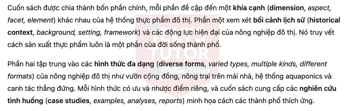 🔥Growing food in cities Answers with location - Đề luyện tập IELTS READING- Làm bài online format computer-based, kèm đáp án, dịch & giải thích từ vựng - cấu trúc ngữ pháp khó 🔥Growing food in cities Answers with location - Đề luyện tập IELTS READING- Làm bài online format computer-based, kèm đáp án, dịch & giải thích từ vựng - cấu trúc ngữ pháp khó