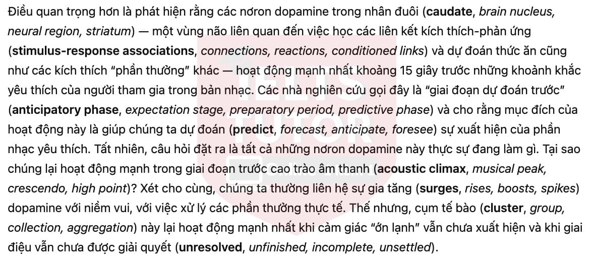 🔥Why do we love music? / Why does music make us feel? Answers with location - Đề luyện tập IELTS READING- Làm bài online format computer-based, kèm đáp án, dịch & giải thích từ vựng - cấu trúc ngữ pháp khó 🔥Why do we love music? / Why does music make us feel? Answers with location - Đề luyện tập IELTS READING- Làm bài online format computer-based, kèm đáp án, dịch & giải thích từ vựng - cấu trúc ngữ pháp khó