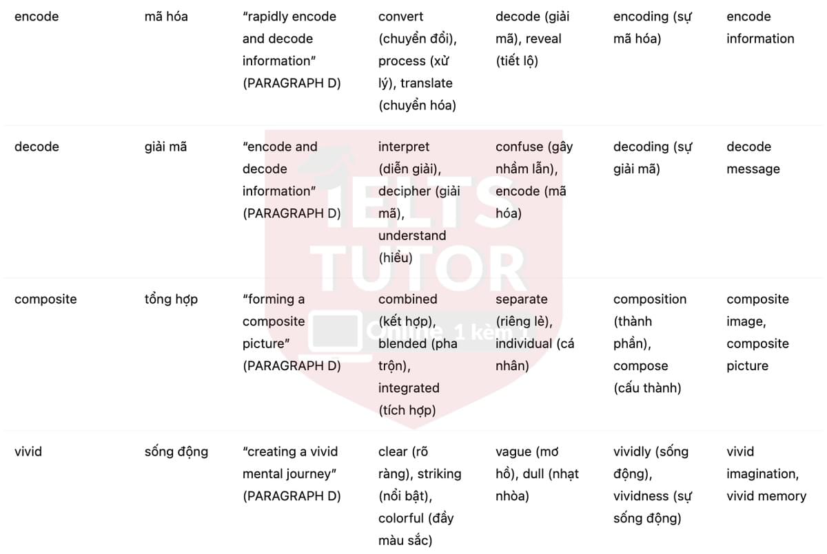 🔥Memory Champions...or just good at tricks? Answers with location - Đề luyện tập IELTS READING- Làm bài online format computer-based, kèm đáp án, dịch & giải thích từ vựng - cấu trúc ngữ pháp khó 🔥Memory Champions...or just good at tricks? Answers with location - Đề luyện tập IELTS READING- Làm bài online format computer-based, kèm đáp án, dịch & giải thích từ vựng - cấu trúc ngữ pháp khó