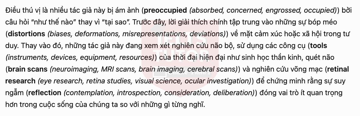 🔥Brains trust: learning about ourselves Answers with location - Đề luyện tập IELTS READING- Làm bài online format computer-based, kèm đáp án, dịch & giải thích từ vựng - cấu trúc ngữ pháp khó 🔥Brains trust: learning about ourselves Answers with location - Đề luyện tập IELTS READING- Làm bài online format computer-based, kèm đáp án, dịch & giải thích từ vựng - cấu trúc ngữ pháp khó