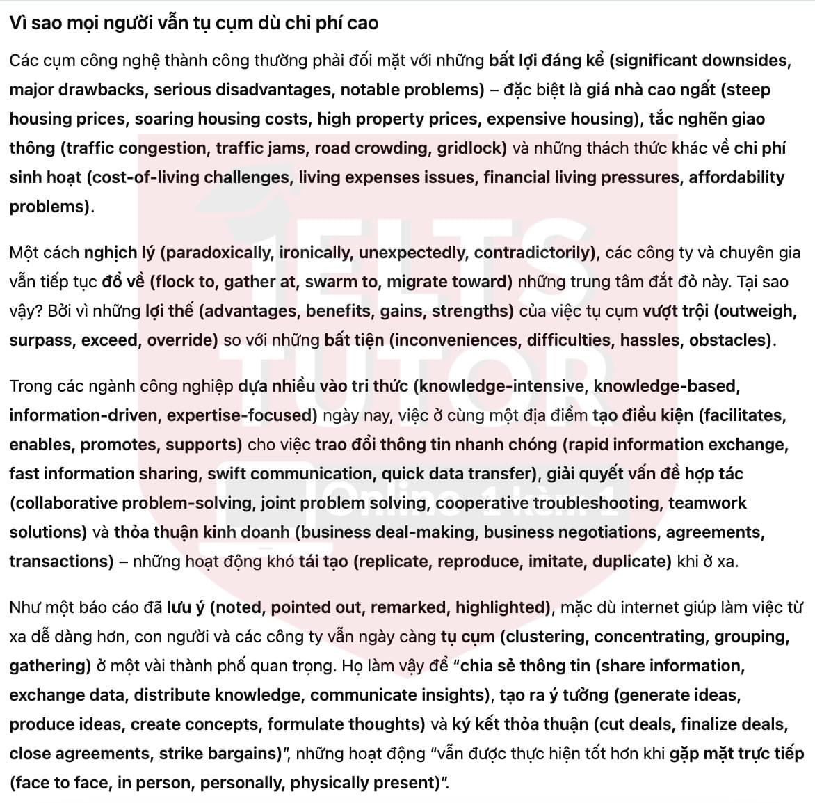🔥The Clustering of Modern IT Industries Answers with location - Đề thi thật IELTS READING- Làm bài online format computer-based, kèm đáp án, dịch & giải thích từ vựng - cấu trúc ngữ pháp khó 🔥The Clustering of Modern IT Industries Answers with location - Đề thi thật IELTS READING- Làm bài online format computer-based, kèm đáp án, dịch & giải thích từ vựng - cấu trúc ngữ pháp khó