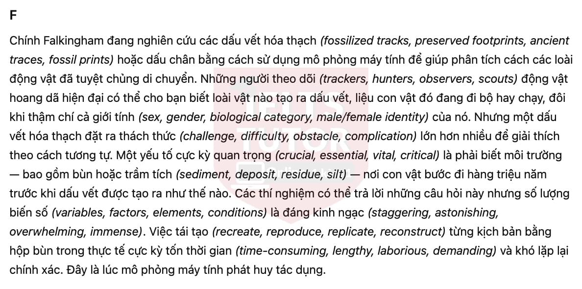 🔥Walking With Dinosaurs Answers with location - Đề luyện tập IELTS READING- Làm bài online format computer-based, kèm đáp án, dịch & giải thích từ vựng - cấu trúc ngữ pháp khó 🔥Walking With Dinosaurs Answers with location - Đề luyện tập IELTS READING- Làm bài online format computer-based, kèm đáp án, dịch & giải thích từ vựng - cấu trúc ngữ pháp khó