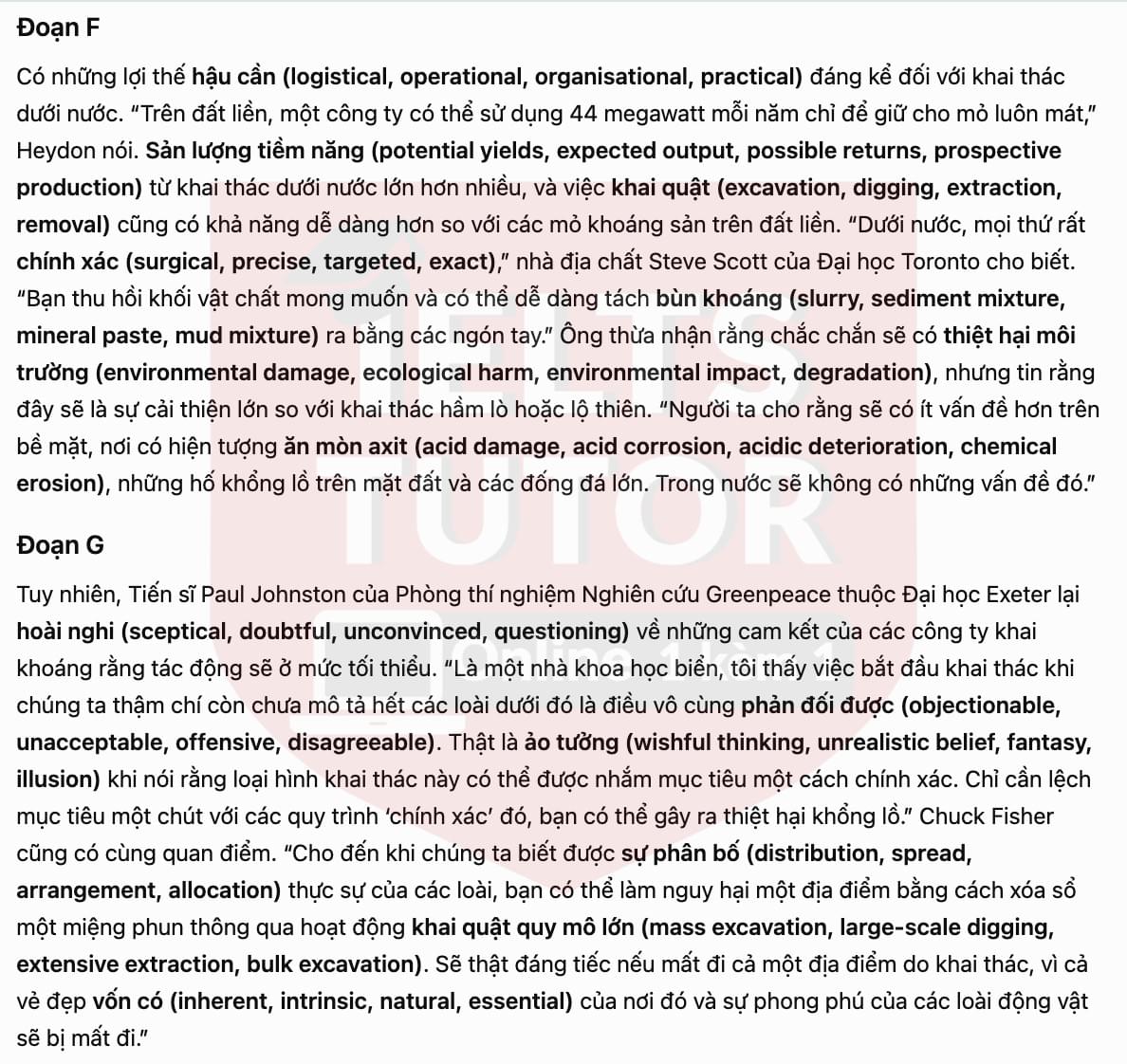 🔥Treasures of the deep Answers with location - Đề luyện tập IELTS READING- Làm bài online format computer-based, kèm đáp án, dịch & giải thích từ vựng - cấu trúc ngữ pháp khó 🔥Treasures of the deep Answers with location - Đề luyện tập IELTS READING- Làm bài online format computer-based, kèm đáp án, dịch & giải thích từ vựng - cấu trúc ngữ pháp khó