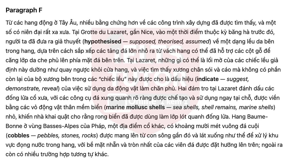 🔥Neanderthal Technology Answers with location - Đề luyện tập IELTS READING- Làm bài online format computer-based, kèm đáp án, dịch & giải thích từ vựng - cấu trúc ngữ pháp khó 🔥Neanderthal Technology Answers with location - Đề luyện tập IELTS READING- Làm bài online format computer-based, kèm đáp án, dịch & giải thích từ vựng - cấu trúc ngữ pháp khó