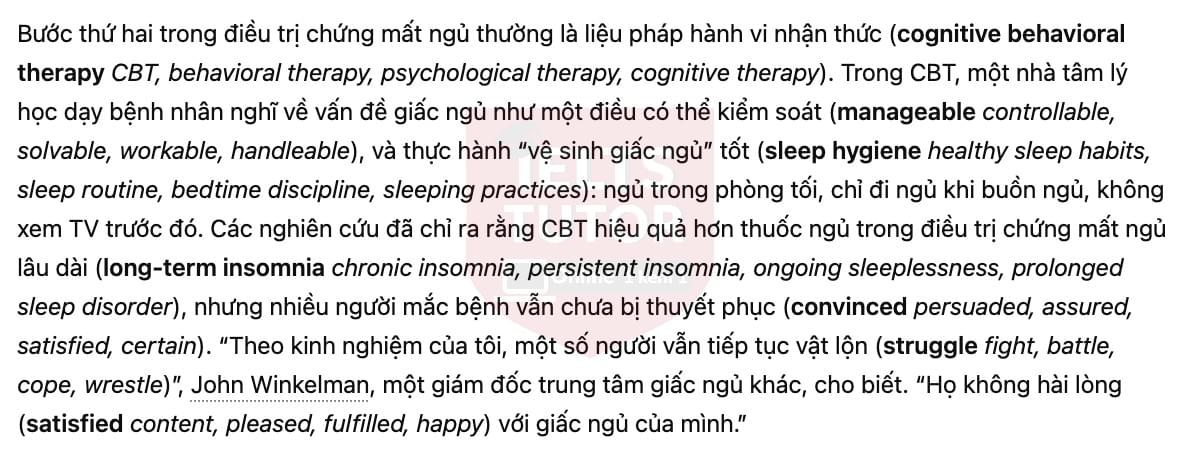 🔥Why Don't We Sleep? Answers with location - Đề luyện tập IELTS READING- Làm bài online format computer-based, kèm đáp án, dịch & giải thích từ vựng - cấu trúc ngữ pháp khó 🔥Why Don't We Sleep? Answers with location - Đề luyện tập IELTS READING- Làm bài online format computer-based, kèm đáp án, dịch & giải thích từ vựng - cấu trúc ngữ pháp khó