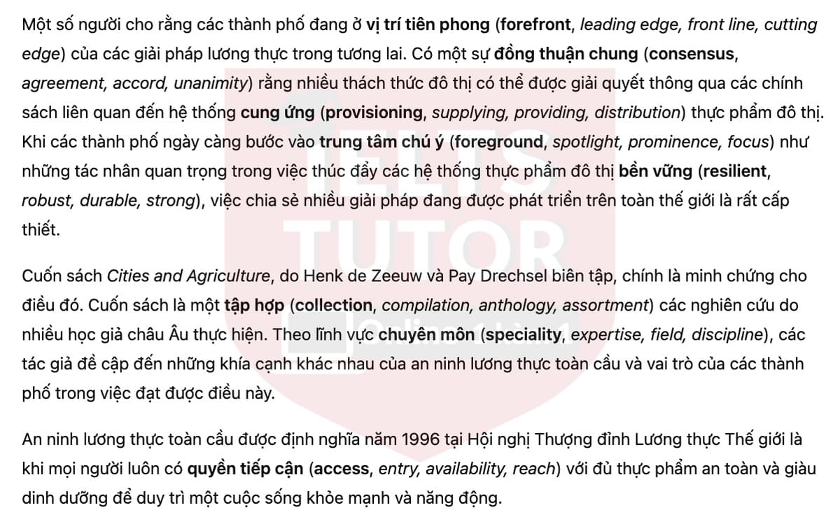 🔥Growing food in cities Answers with location - Đề luyện tập IELTS READING- Làm bài online format computer-based, kèm đáp án, dịch & giải thích từ vựng - cấu trúc ngữ pháp khó 🔥Growing food in cities Answers with location - Đề luyện tập IELTS READING- Làm bài online format computer-based, kèm đáp án, dịch & giải thích từ vựng - cấu trúc ngữ pháp khó