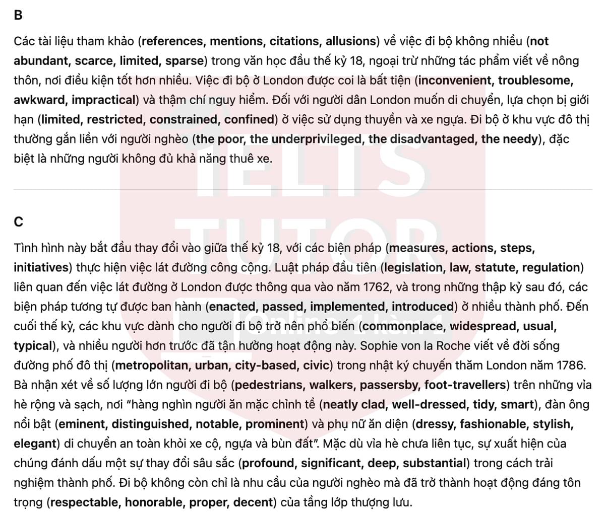 🔥Walking and shoes in eighteenth-century London Answers with location - Đề thi thật IELTS READING- Làm bài online format computer-based, kèm đáp án, dịch & giải thích từ vựng - cấu trúc ngữ pháp khó 🔥Walking and shoes in eighteenth-century London Answers with location - Đề thi thật IELTS READING- Làm bài online format computer-based, kèm đáp án, dịch & giải thích từ vựng - cấu trúc ngữ pháp khó