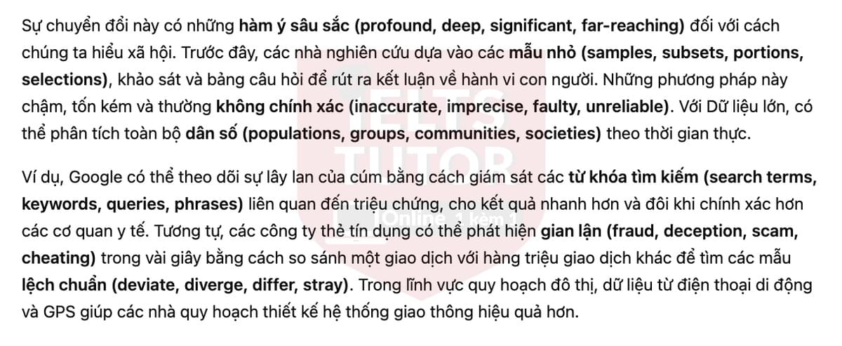 🔥The Rise of Big Data Answers with location - Đề luyện tập IELTS READING- Làm bài online format computer-based, kèm đáp án, dịch & giải thích từ vựng - cấu trúc ngữ pháp khó 🔥The Rise of Big Data Answers with location - Đề luyện tập IELTS READING- Làm bài online format computer-based, kèm đáp án, dịch & giải thích từ vựng - cấu trúc ngữ pháp khó