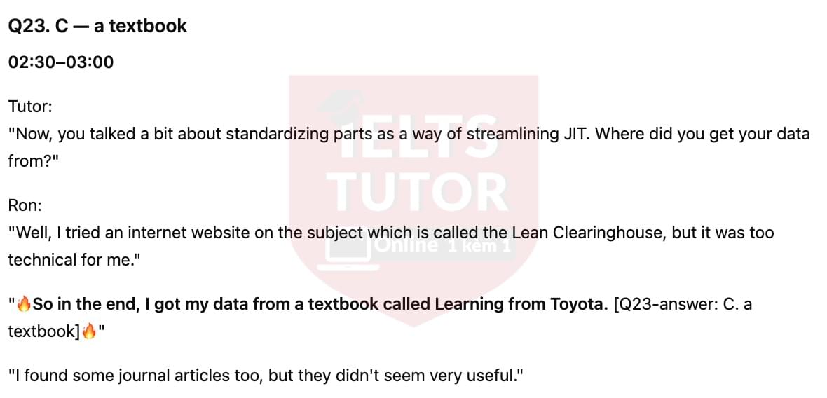 The Just-in-Time Supply System (JIT) The Just-in-Time Supply System (JIT)