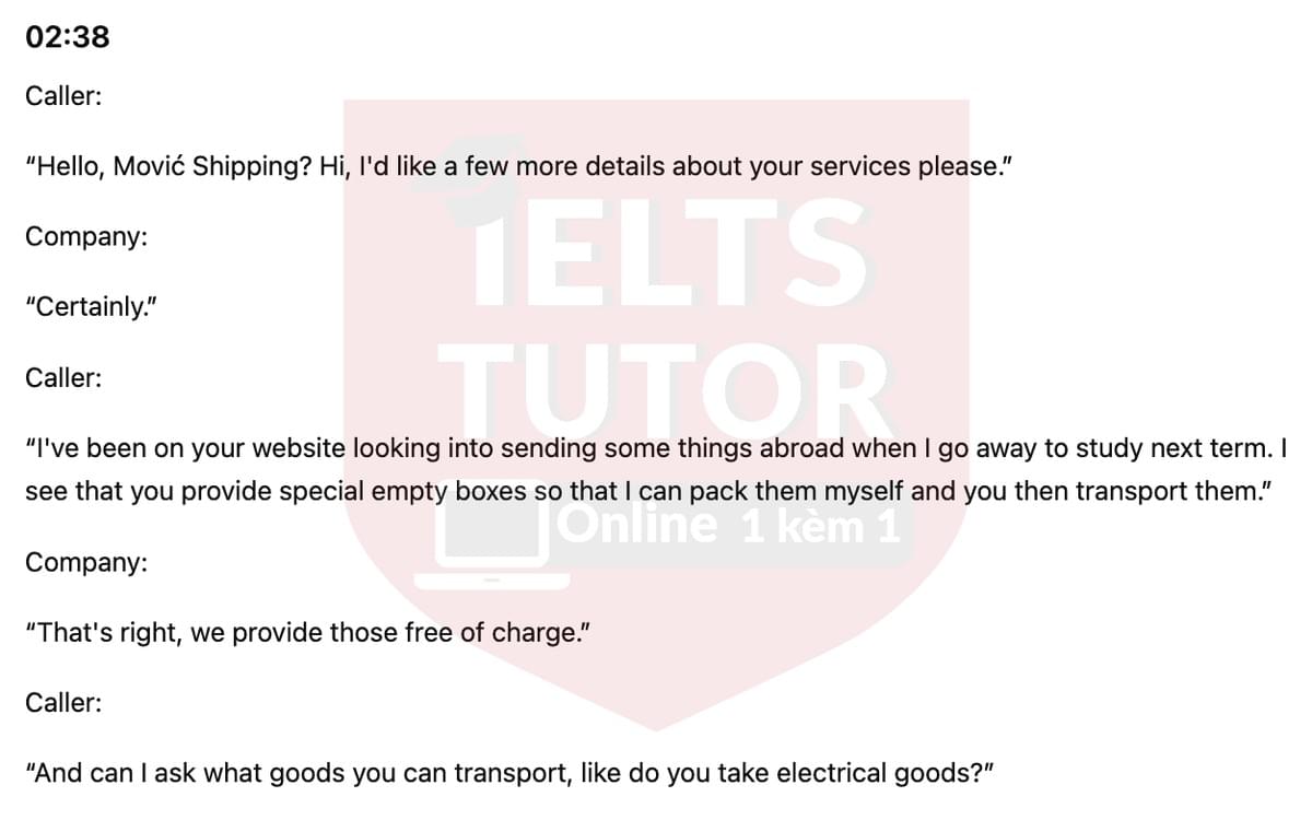 Shipping of Personal Belongings Shipping of Personal Belongings