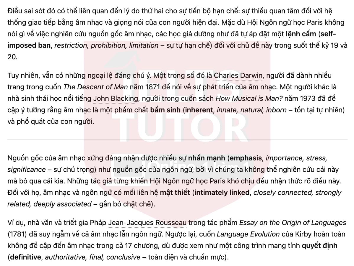🔥The origin of language Answers with location - Đề luyện tập IELTS READING- Làm bài online format computer-based, kèm đáp án, dịch & giải thích từ vựng - cấu trúc ngữ pháp khó 🔥The origin of language Answers with location - Đề luyện tập IELTS READING- Làm bài online format computer-based, kèm đáp án, dịch & giải thích từ vựng - cấu trúc ngữ pháp khó